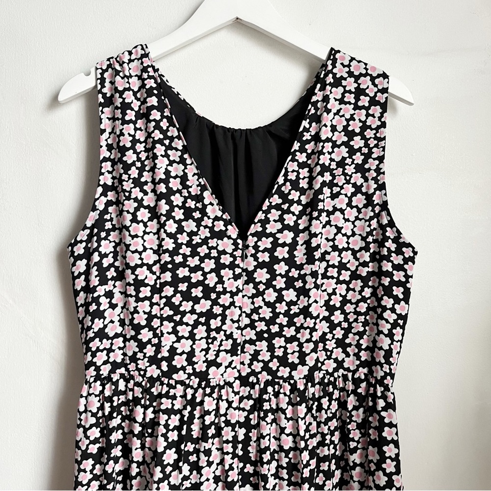 J Crew Tiered Midi Dress in Poppy Garden - Picture 5 of 13